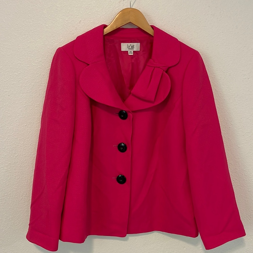LeSuit size 16W pink jacket